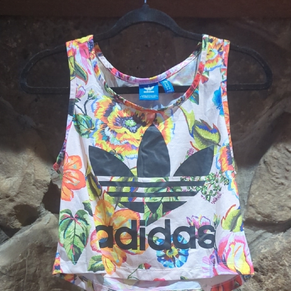 Adidas Multicolor Floral Tank Top